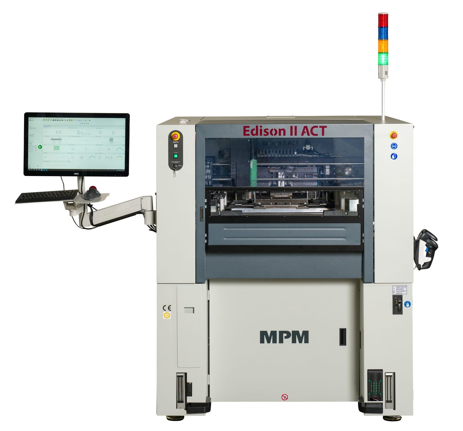 MPM Edison II ACT stencil printer