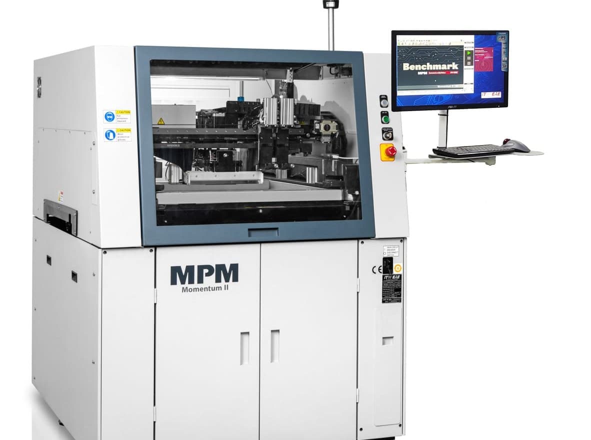 MPM Momentum II 100 stencil printer